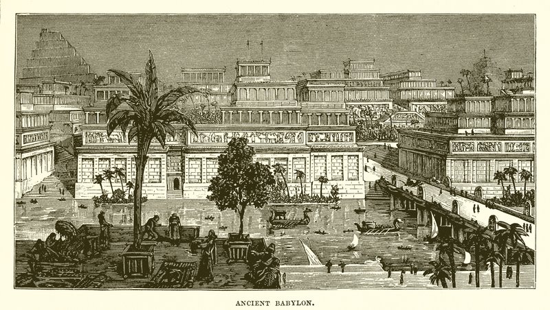 Starożytny Babilon autorstwa English School