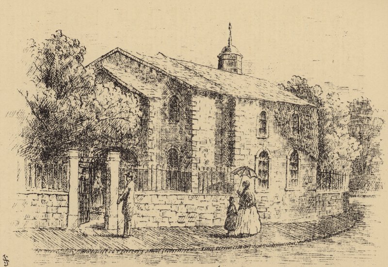 Starożytna kaplica parku Toxteth autorstwa English School