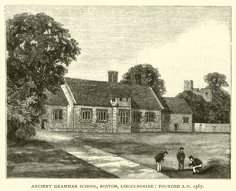 Ancient Grammar School, Boston, Lincolnshire, założona AD 1567 autorstwa English School