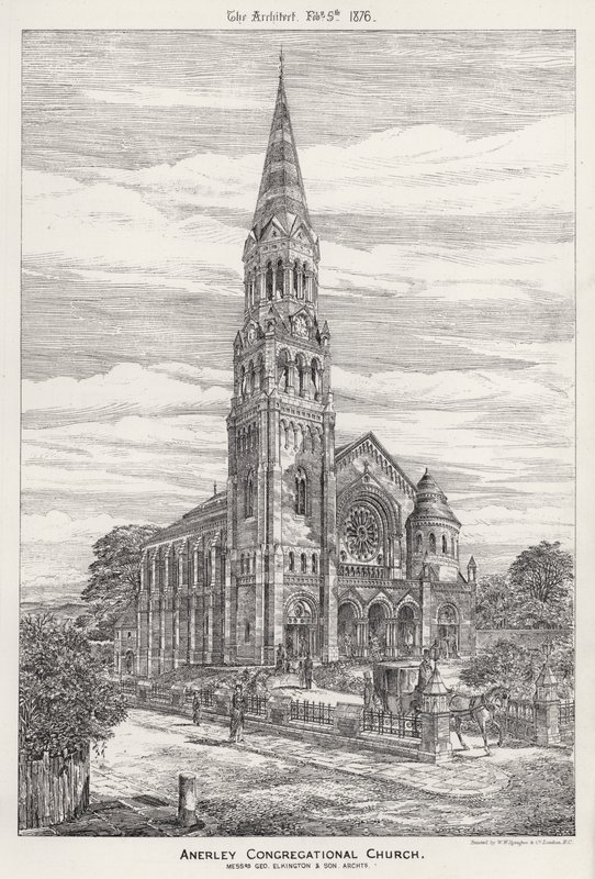 Anerley Congregational Church (rycina) autorstwa English School