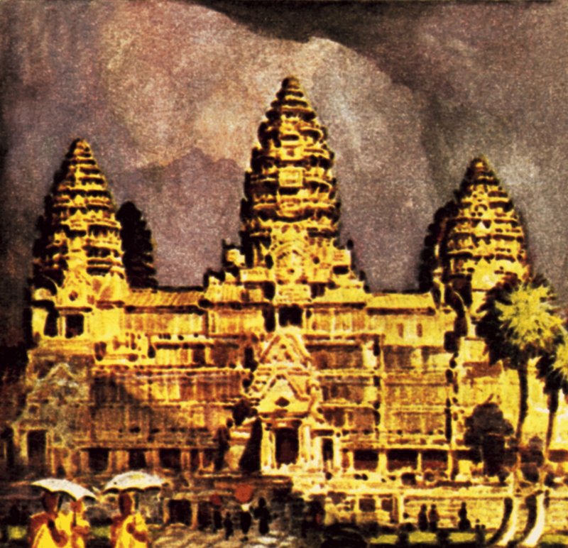 Angkor Wat autorstwa English School