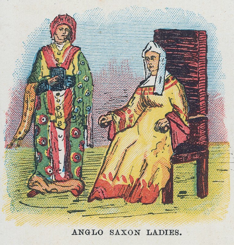 Anglo Saxon panie, kobiety, kobiety autorstwa English School