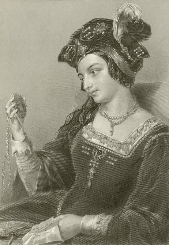 Anna Boleyn, druga żona króla Henryka VIII autorstwa English School
