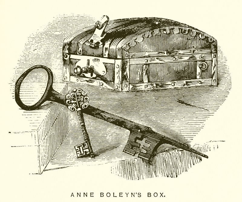 Pudełko Anny Boleyns autorstwa English School