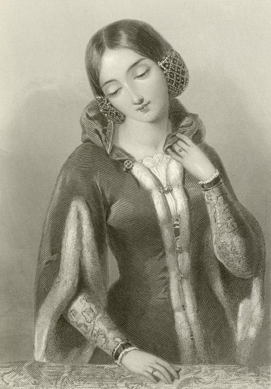 Anna Czeska, królowa króla Ryszarda II autorstwa English School