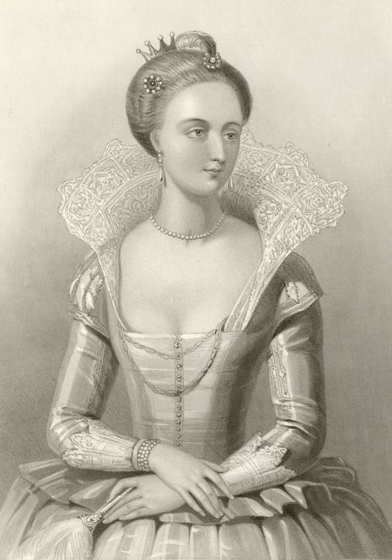 Anna Duńska, królowa króla Jakuba I autorstwa English School