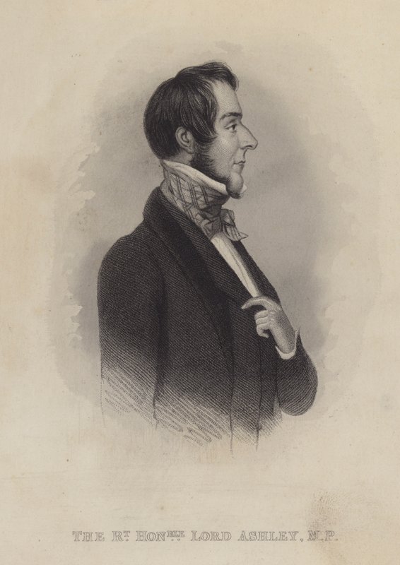 Anthony Ashley-Cooper, Lord Ashley, angielski polityk, reformator społeczny i filantrop autorstwa English School
