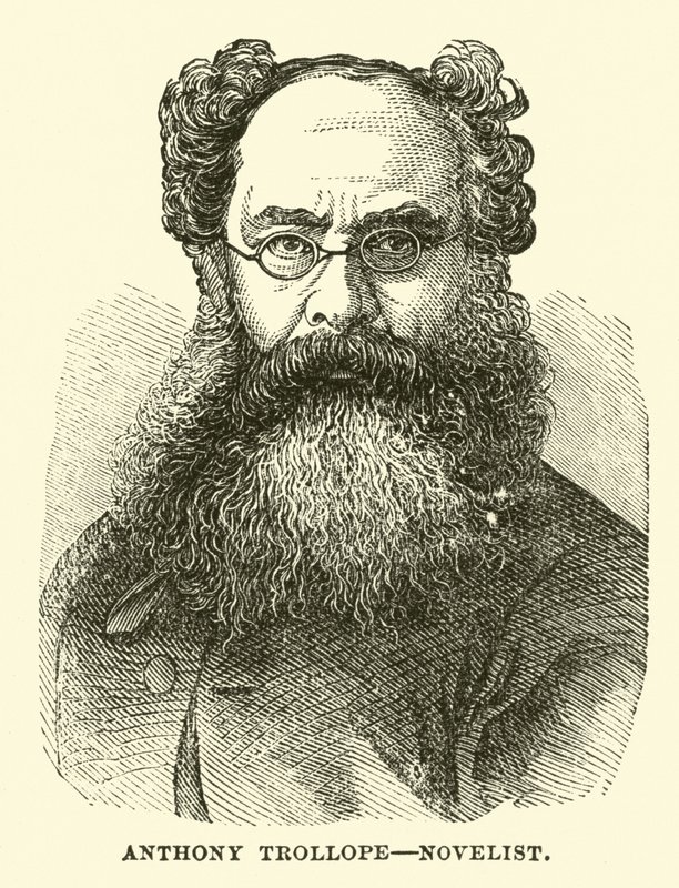 Anthony Trollope, powieściopisarz autorstwa English School