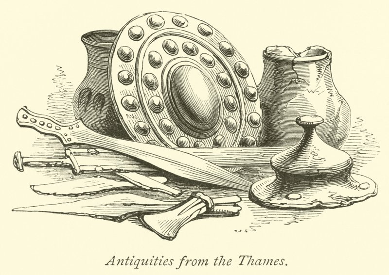Zabytki z Tamizy autorstwa English School