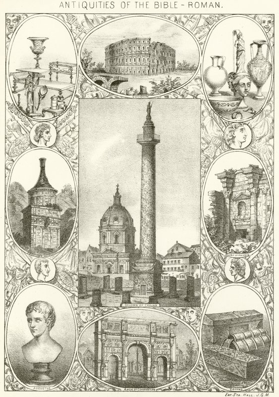 Starożytności Biblii - Roman autorstwa English School