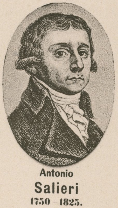 Antonio Salieri (grawiura) autorstwa English School