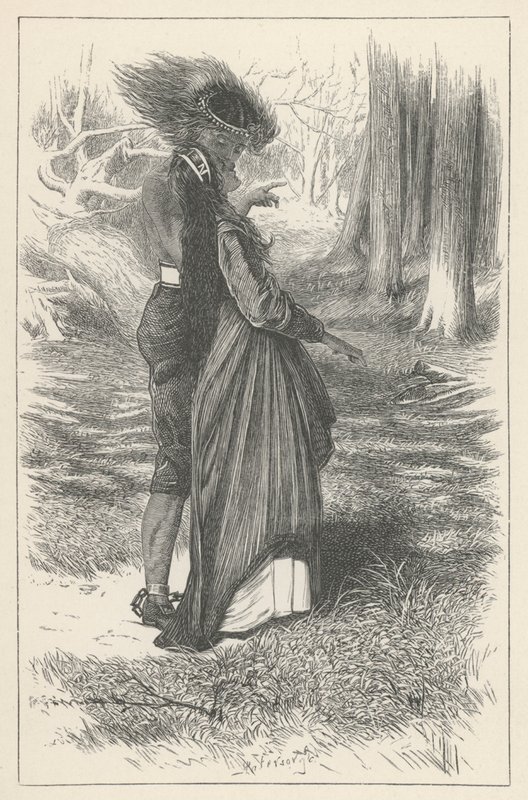 Aphra Behn, Oroonoko i Imoinde (rycina) autorstwa English School