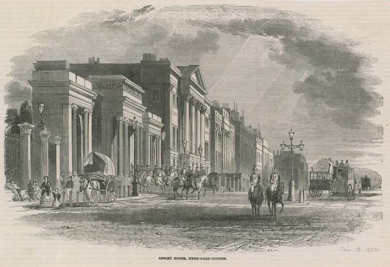 Apsley House, Hyde Park Corner, Londyn autorstwa English School