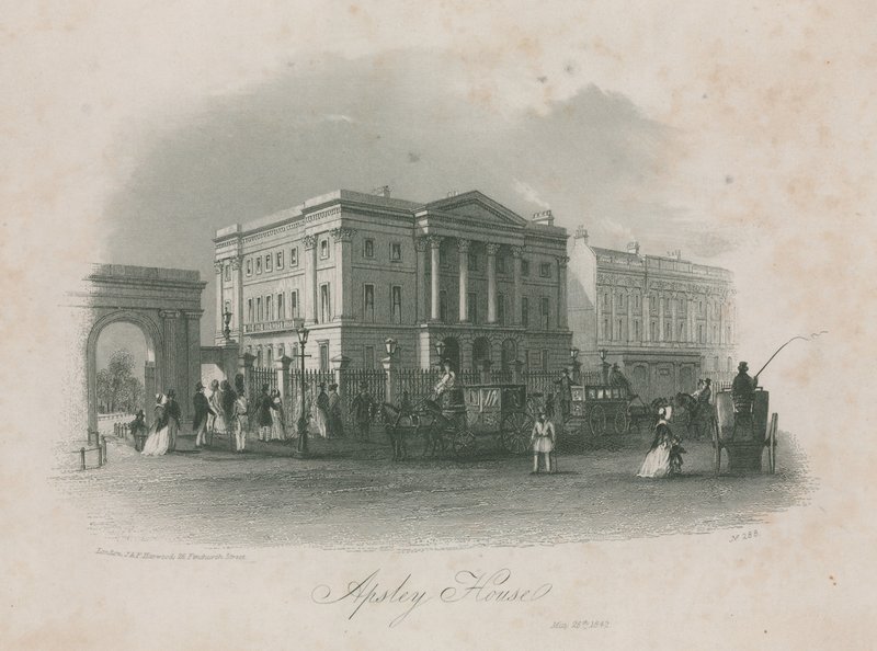 Apsley House, Hyde Park Corner, Londyn autorstwa English School