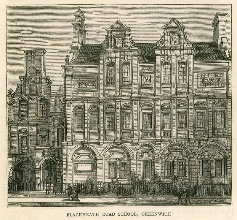 Architektura London School Board: Blackheath Road School, Greenwich, Londyn autorstwa English School