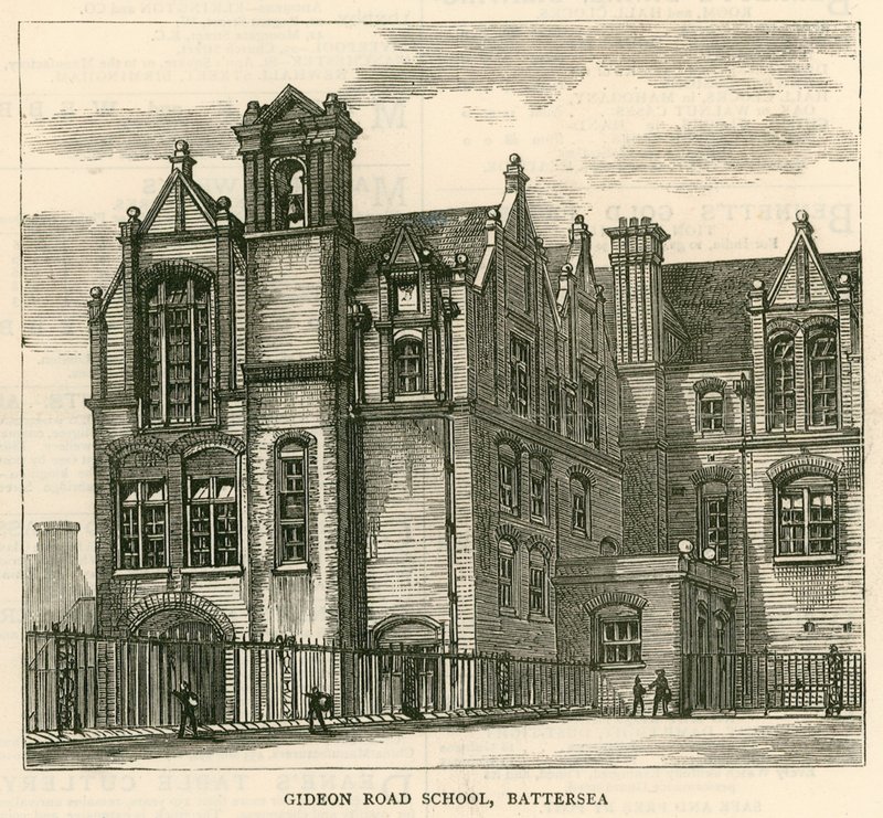 Architektura londyńskiej rady szkolnej: Gideon Road School, Battersea, Londyn autorstwa English School