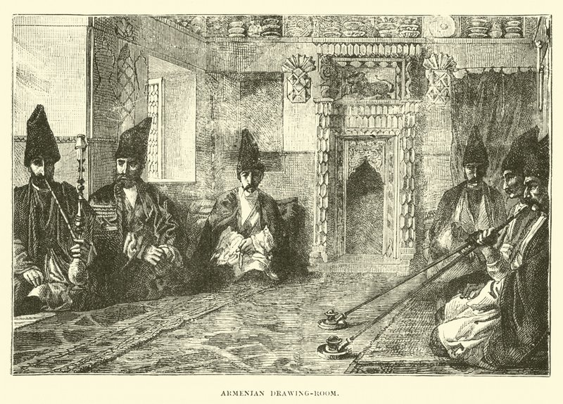 Salon ormiański autorstwa English School
