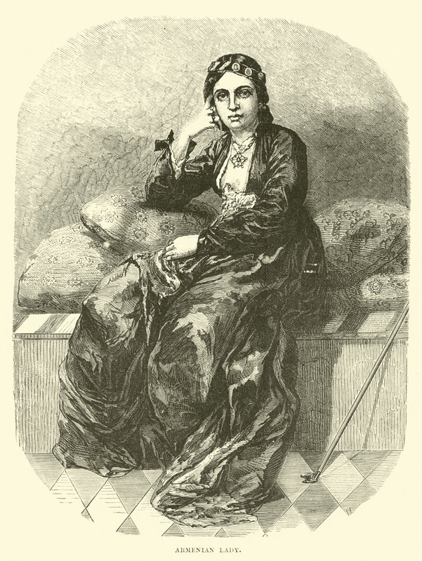 Ormiańska dama autorstwa English School