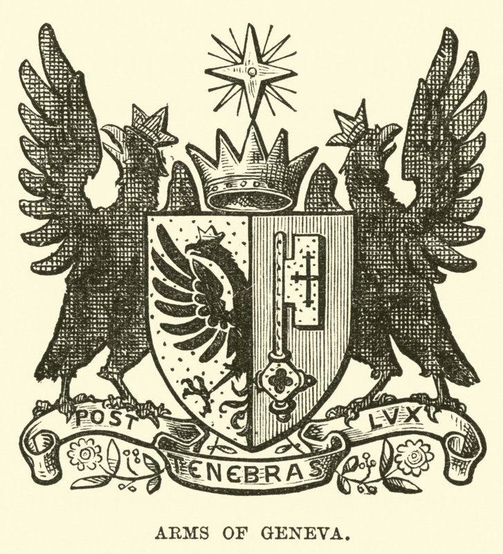Ramiona Genewy autorstwa English School
