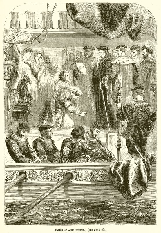 Aresztowanie Anny Boleyn autorstwa English School