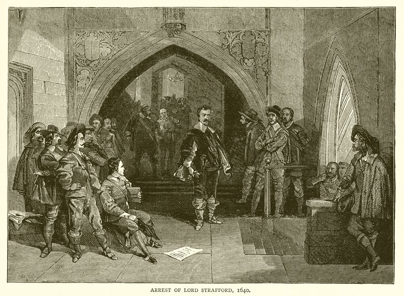 Aresztowanie Lorda Strafforda, 1640 autorstwa English School