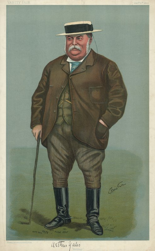 Arthur Yates, Arthur, 11 stycznia 1900, komiks Vanity Fair autorstwa English School