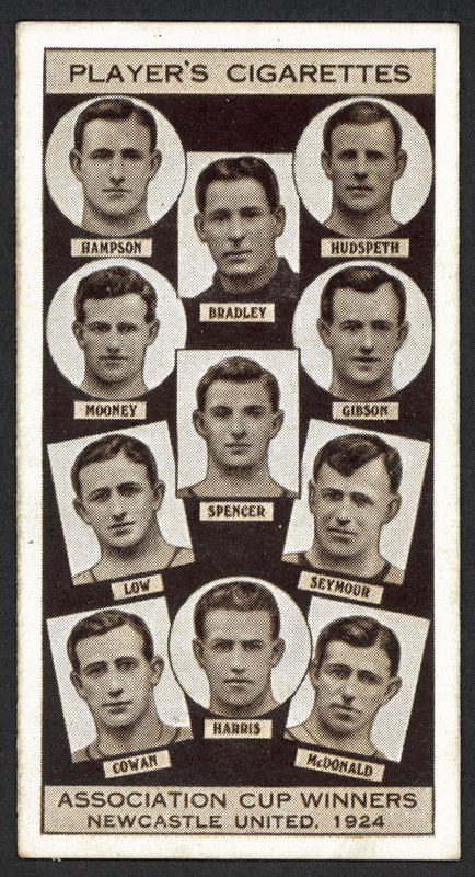 Zwycięzcy Pucharu Stowarzyszenia, Newcastle United autorstwa English School