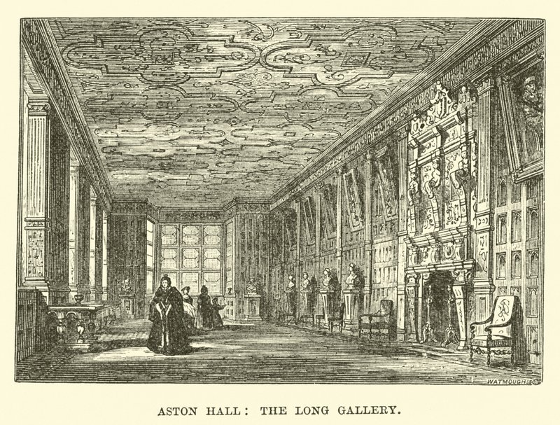 Aston Hall, Długa Galeria autorstwa English School