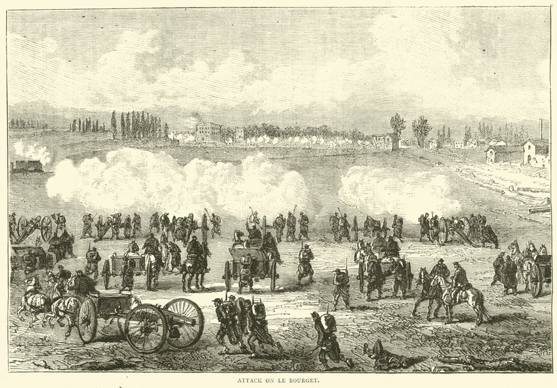 Atak na Le Bourget, grudzień 1870 autorstwa English School