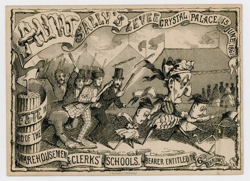 Ciotka Sallys Levee, Crystal Palace, 15 czerwca 1861 autorstwa English School