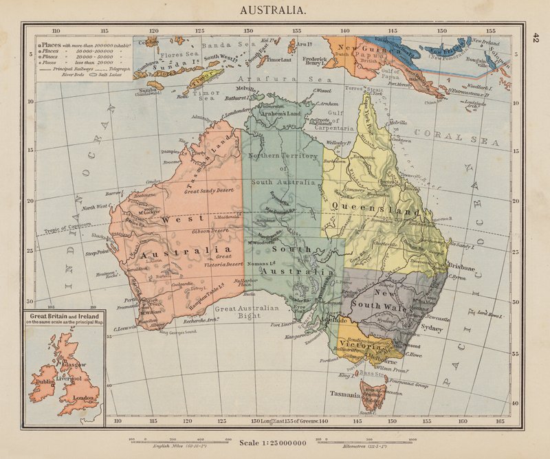 Australia (druk kolorowy) autorstwa English School