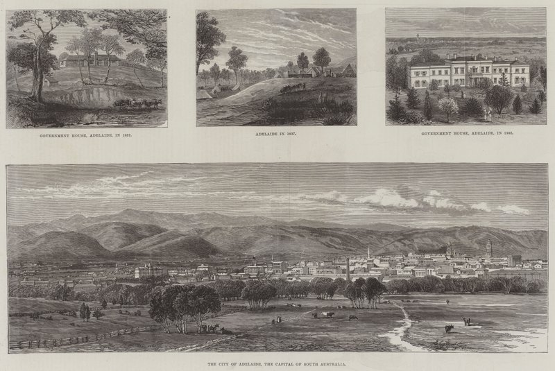 Australia (grawerowanie) autorstwa English School