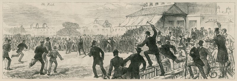 Australijscy Cricketers na Kennington Oval: finisz autorstwa English School