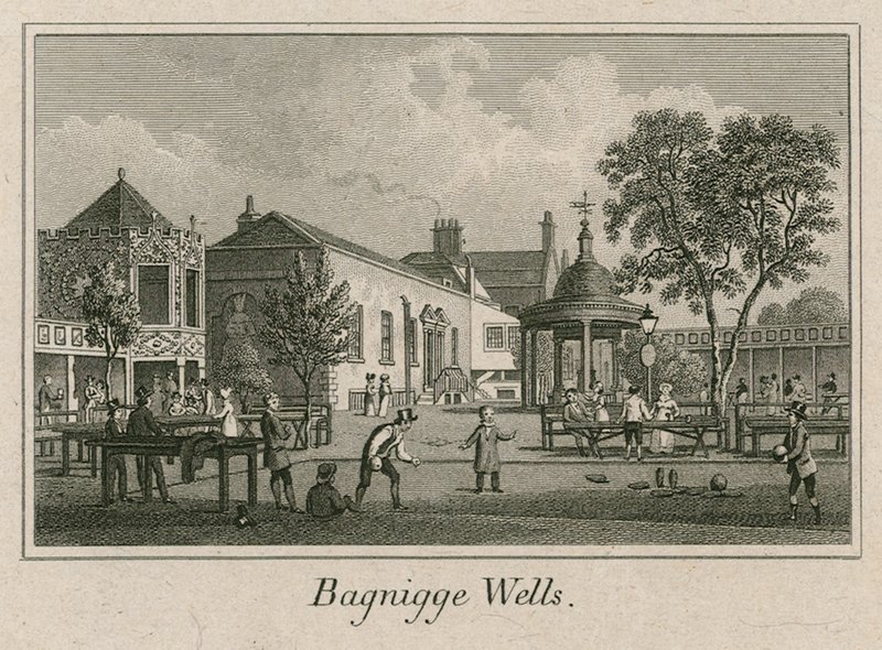 Bagnigge Wells, Londyn autorstwa English School