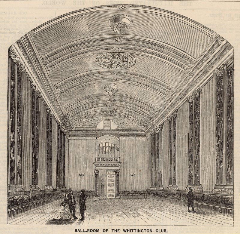 Sala balowa Whittington Club, Londyn autorstwa English School