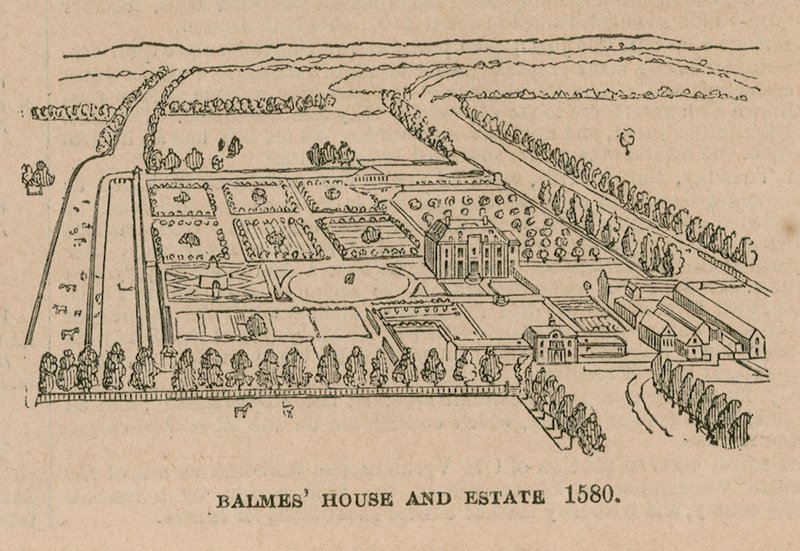 Dom i posiadłość Balmes, 1580 autorstwa English School