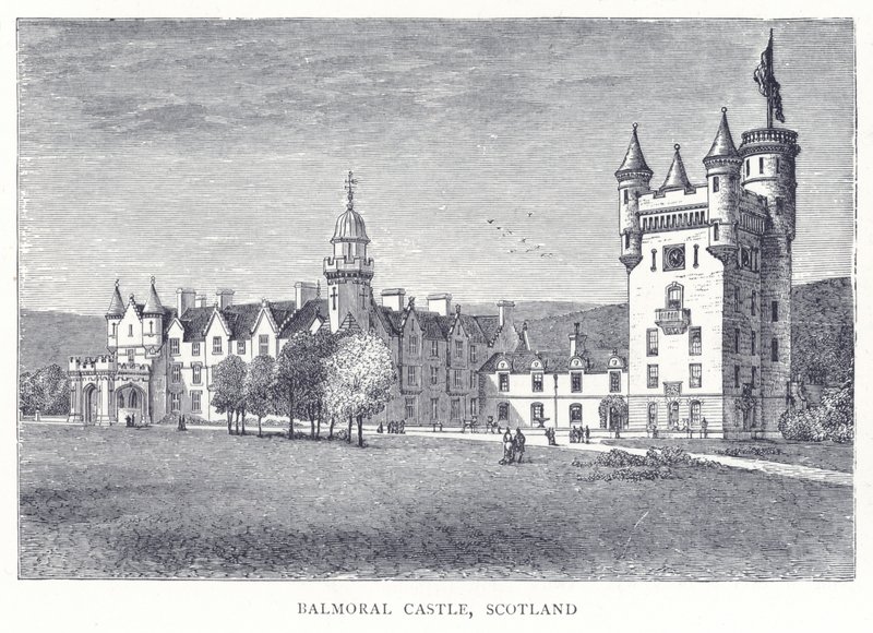 Zamek Balmoral, Szkocja autorstwa English School