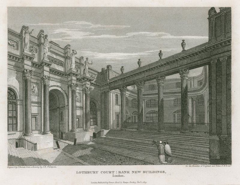 Bank Anglii, Lothbury Court autorstwa English School