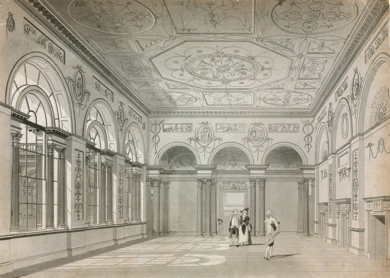 Bank Anglii, salon autorstwa English School
