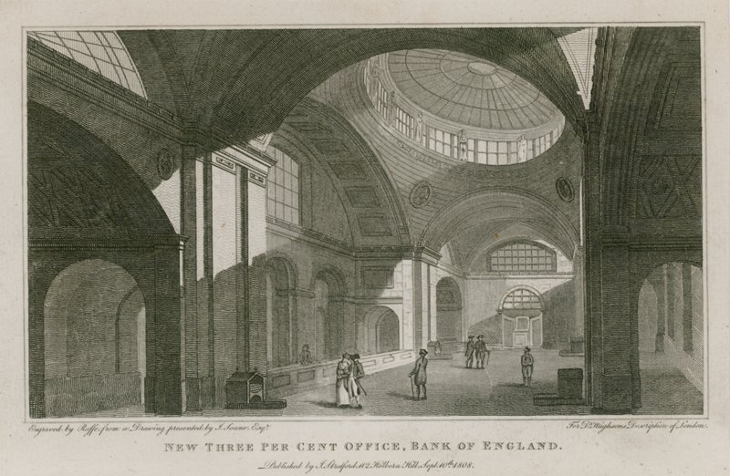 Bank Anglii, Sir John Soanes Rotunda autorstwa English School