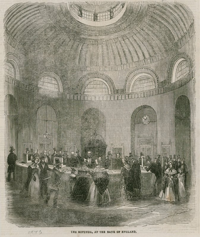 Bank Anglii, Sir John Soanes Rotunda autorstwa English School