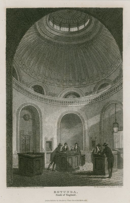 Bank Anglii, Sir John Soanes Rotunda autorstwa English School