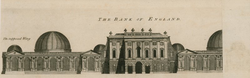 Bank of England, West Wing dodane przez Sir Roberta Taylora, 1783 autorstwa English School