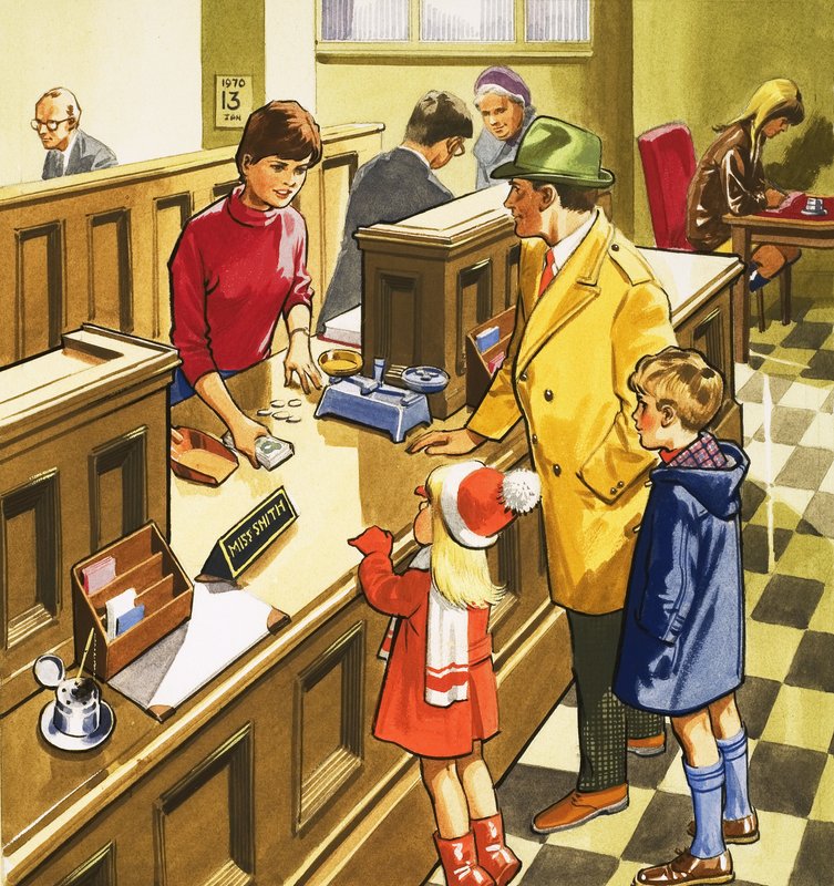 kasjer bankowy autorstwa English School