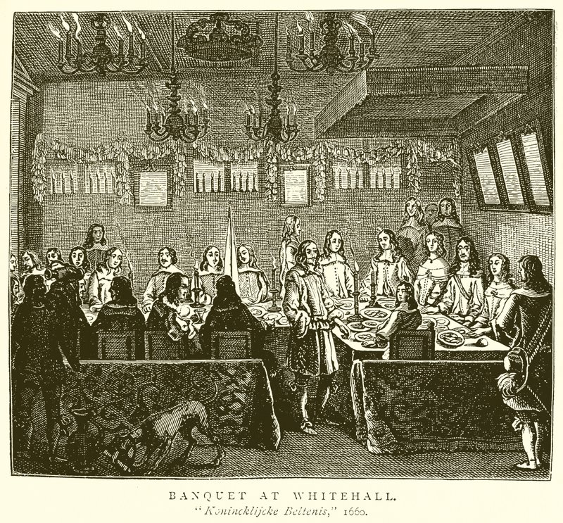 Bankiet w Whitehall autorstwa English School