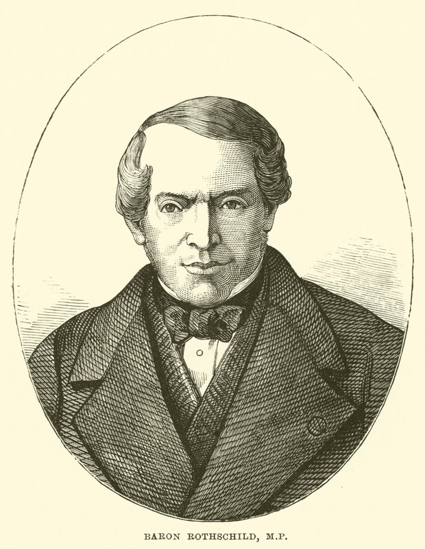 Baron Rothschild, MP (grafika) autorstwa English School