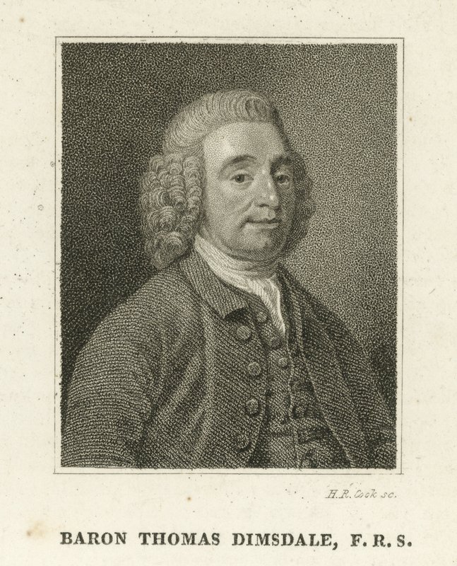 Baron Thomas Dimsdale (Grawerowanie) autorstwa English School