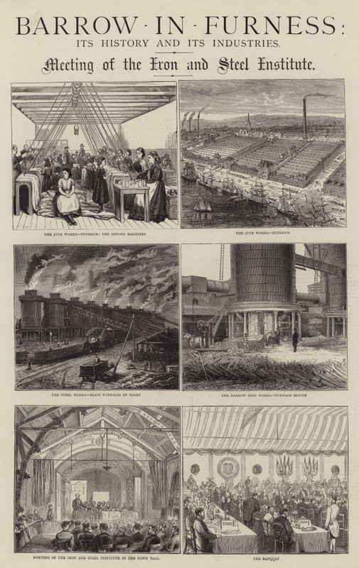 Barrow-in-Furness, jego historia i branże (grawerowanie) autorstwa English School