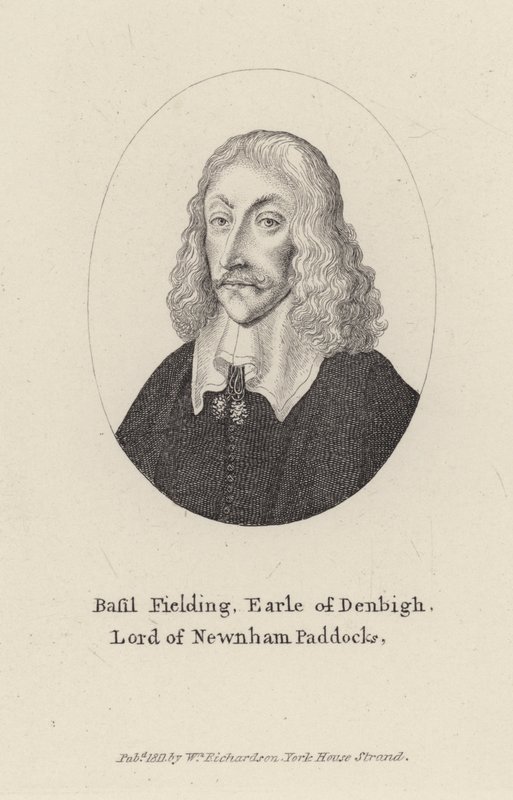 Basil Fielding, hrabia Denbigh (grawerowanie) autorstwa English School