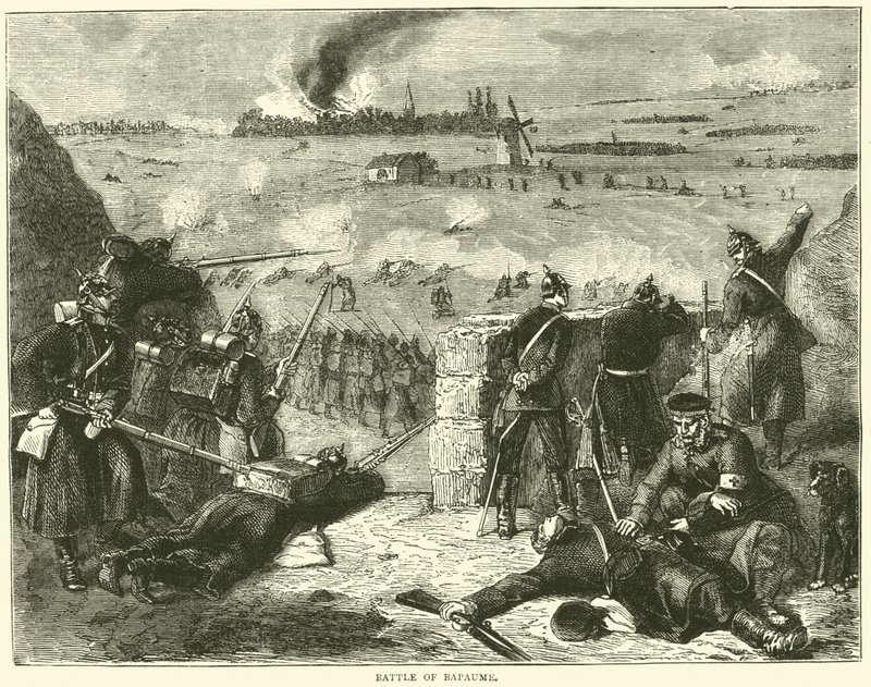 Bitwa pod Bapaume, styczeń 1871 autorstwa English School